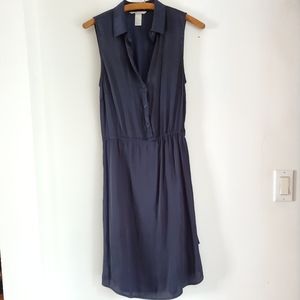 🧞Women's  H&M Navy sleeveless Summer dress Size 4